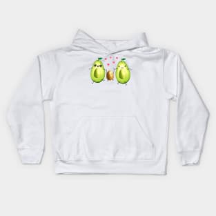 Mamacado - Papacado - Avocado - Partnerlook - Pregnant Kids Hoodie